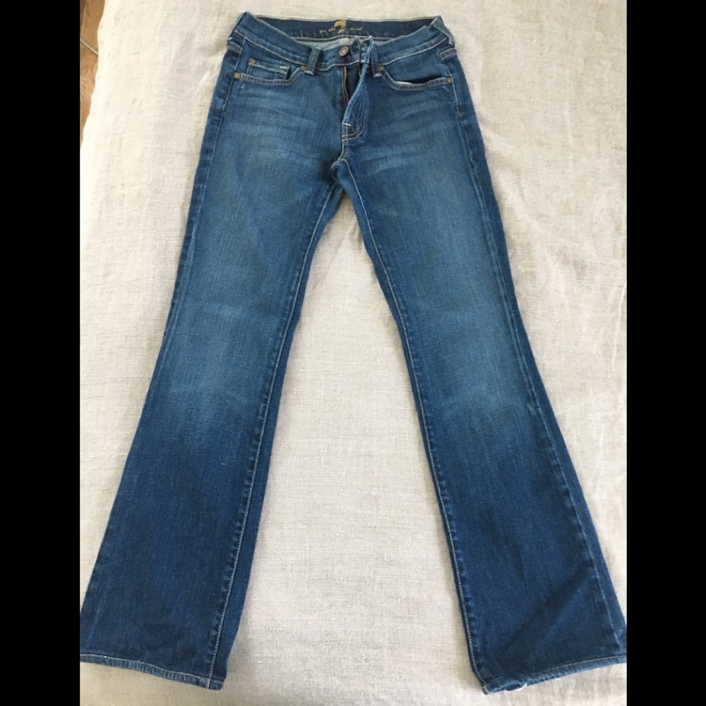 7 for All Mankind bootcut jeans- size 27